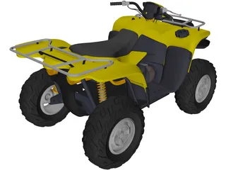 Suzuki Quad Cycle 3D Model