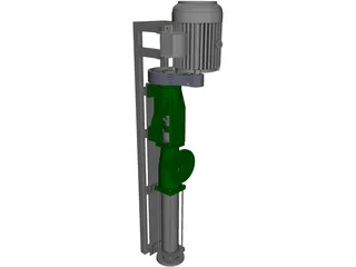 Screw Pump 3D Model