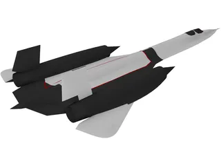 Lockheed SR-71 Blackbird 3D Model