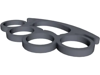 Brass Knuckles 3D Model