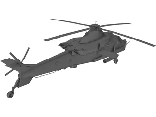 Denel AH-2 Rooivalk 3D Model