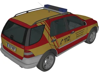 Mercedes-Benz ML 320 Feuer (1998) 3D Model