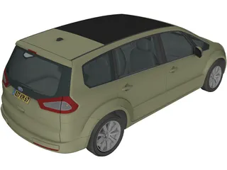 Ford Galaxy (2007) 3D Model