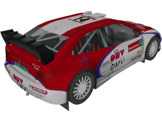 Citroen Xsara WRC 3D Model