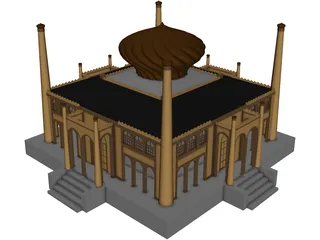 Taj Mahal 3D Model