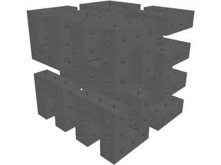 Hilbert Cube 3D Model