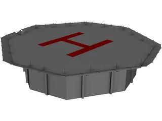 Heli Pad 3D Model