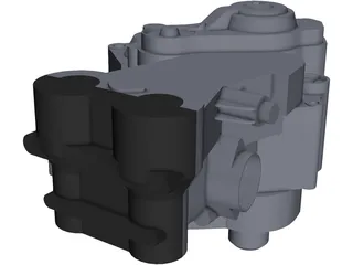 KTM 505 XC Engine 3D Model