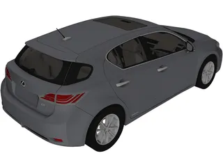 Lexus CT200h (2012) 3D Model