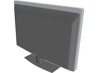 Philips LCD TV 3D Model