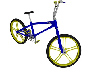 BMX Bike 3D Model