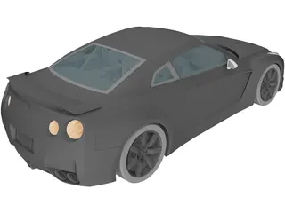 Nissan GT-R 3D Model