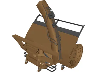 Snow Blower 3D Model