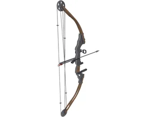Hunting Bow 3D Model