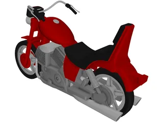 Motorcycle 3D Model