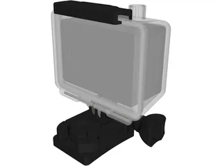 GoPro Hero Camera 3D Model