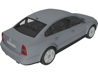 Volkswagen Passat (2004) 3D Model