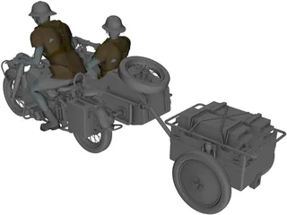 BMW R75 3D Model