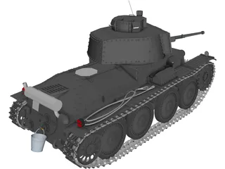 Panzer 38 3D Model