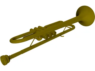 Trumpet 3D Model