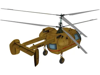 Kamov Ka-26 3D Model