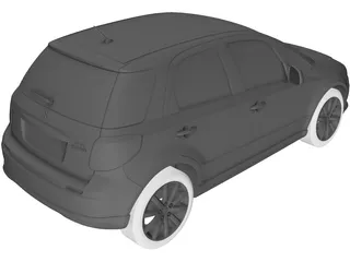 Suzuki SX4 (2009) 3D Model