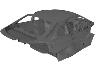 Interior Honda Integra R (2000) 3D Model