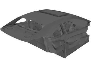 Interior Honda Civic SI (2006) 3D Model