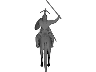 Celtic Noble Cavalry 3D Model