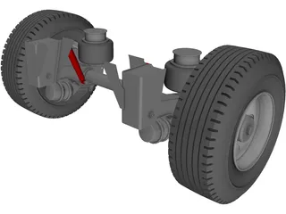 Hendrickson Suspension 3D Model