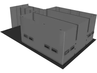 Police Holding Cell 3D Model