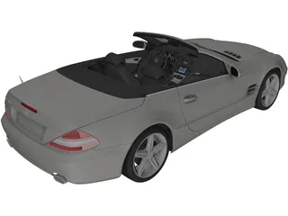 Mercedes-Benz SL500 (2009) 3D Model