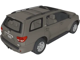 Toyota Sequoia (2010) 3D Model