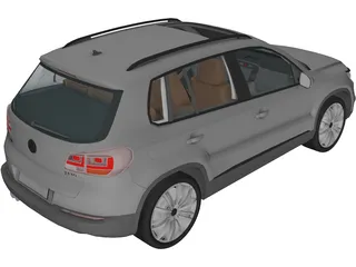 Volkswagen Tiguan (2010) 3D Model