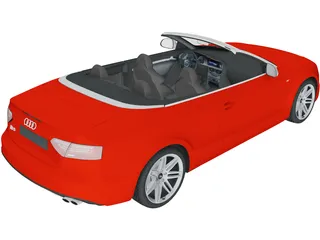 Audi S5 Convertible (2010) 3D Model