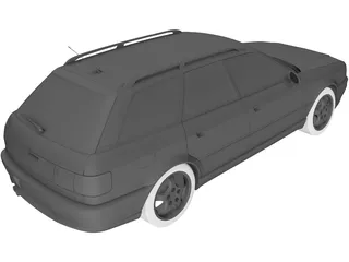 Audi 80 Avant RS2 (1994) 3D Model