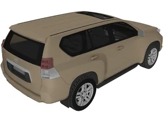 Toyota Land Cruiser Prado 150 (2010) 3D Model