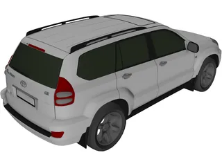 Toyota Land Cruiser Prado 120 (2010) 3D Model