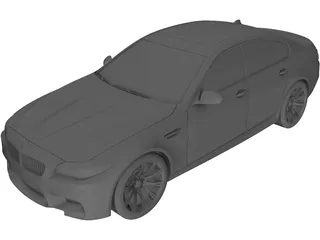 BMW M5 (2012) 3D Model