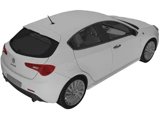 Alfa Romeo Giulietta (2010) 3D Model