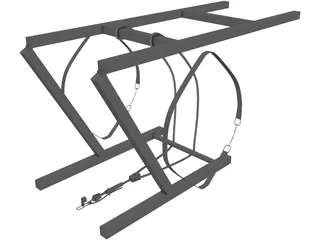 Liferaft Holder 3D Model