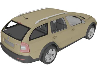 Skoda Octavia Scout 3D Model