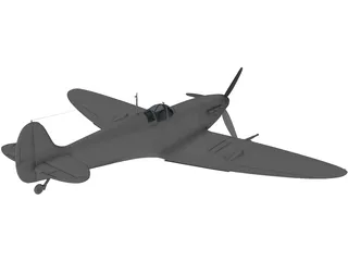 Supermarine Spitfire 3D Model