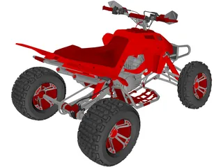 Quad Bike 3D Model