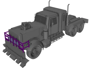 Peterbilt 359 Monster 3D Model