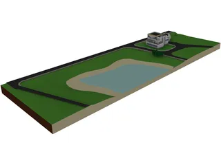 Recreational Complex 3D Model