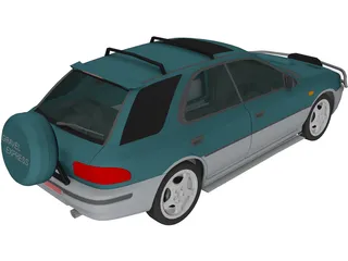 Subaru Impreza Wagon (1997) 3D Model