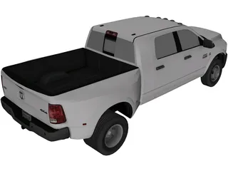 Dodge Ram 3500 Heavy Duty Mega Cab (2009) 3D Model