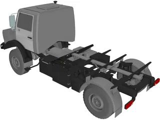 Mercedes-Benz Unimog 4000 3D Model