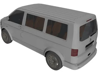 Volkswagen Multivan 3D Model